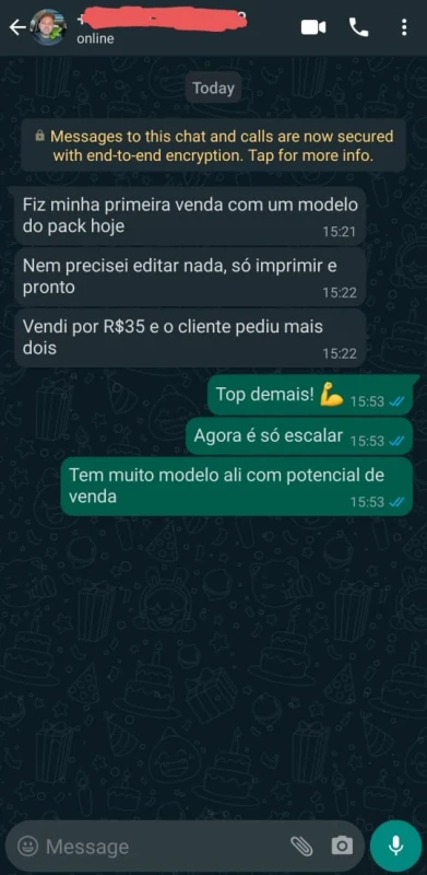 WhatsApp testimonial screenshot 4